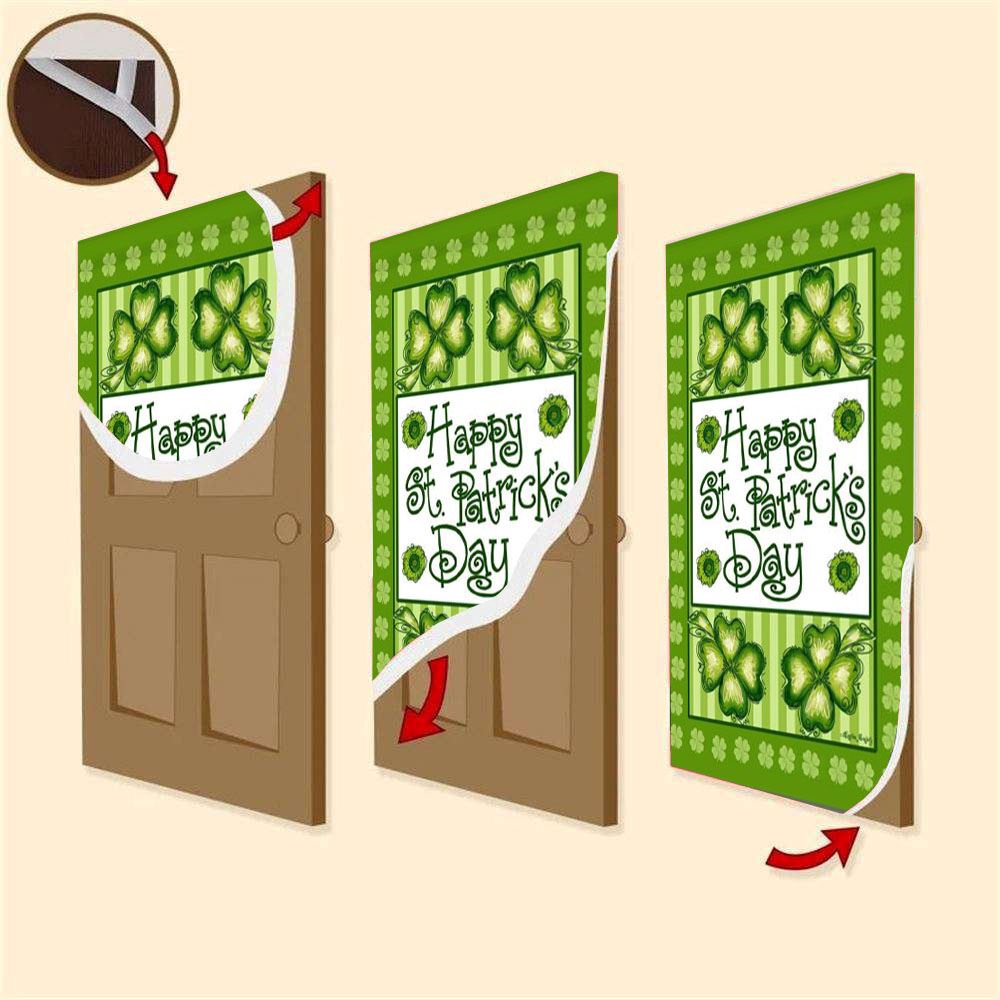 Happy St Patrick’s Day Door Cover, St Patrick’s Day Door Cover, St Patrick’s Day Door Decor Happy St Patrick’s Day Door Cover, St Patrick’s Day Door Cover, St Patrick’s Day Door Decor