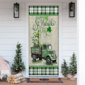 Here I Am Shamrocks Door Cover, Gift…