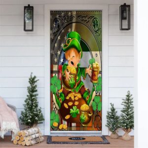 Irish American Leprechaun Happy St Patrick s Day Door Cover St Patrick s Day Door Cover St Patrick s Day Door Decor 1 x3xtt3.jpg