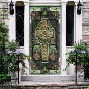 Irish Celtic Cross Happy Saint Patrick s Day Door Cover St Patrick s Day Door Cover St Patrick s Day Door Decor 2 th2qut.jpg