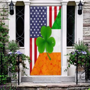 Irish Shamrock American Door Cover St Patrick s Day Door Cover St Patrick s Day Door Decor 2 rktmkm.jpg