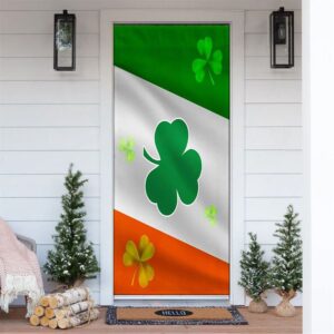 Irish Shamrock Door Cover, St Patrick’s Day…