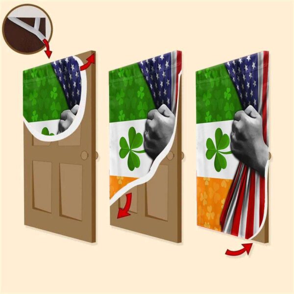 Irish Shamrock Door Covers, St Patrick’s Day Door Cover, St Patrick’s Day Door Decor
