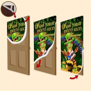 Irish Today Puerto Rico Tomorrow St Patrick s Day Door Cover St Patrick s Day Door Cover St Patrick s Day Door Decor 3 ok8cha.jpg