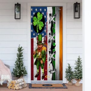 Leprechaun St Patrick’s Day Door Cover, St…
