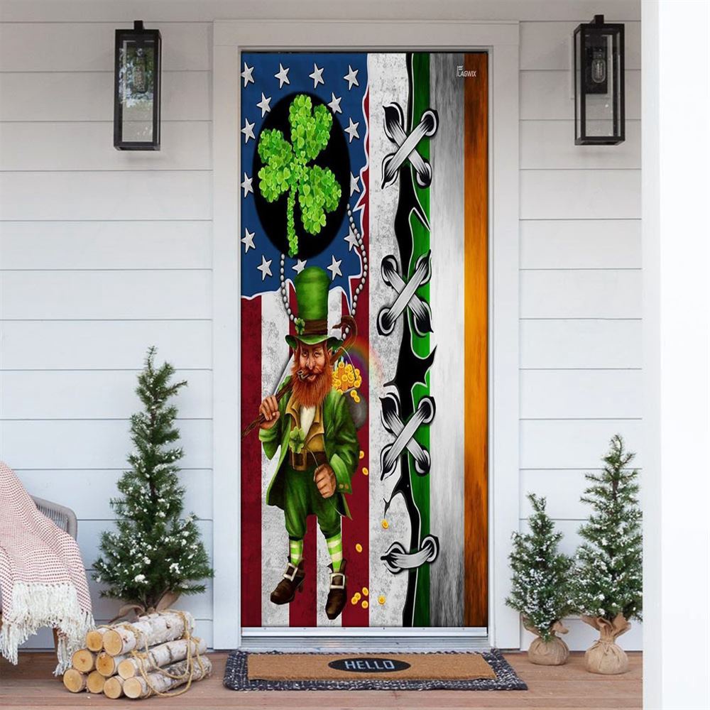 Leprechaun St Patrick’s Day Door Cover, St Patrick’s Day Door Cover, St Patrick’s Day Door Decor Leprechaun St Patrick’s Day Door Cover, St Patrick’s Day Door Cover, St Patrick’s Day Door Decor