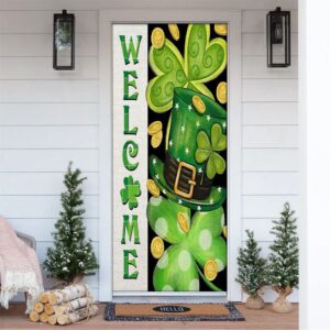 Lucky Charms Green Hat Door Cover St Patrick s Day Door Cover St Patrick s Day Door Decor 3 vht15w.jpg