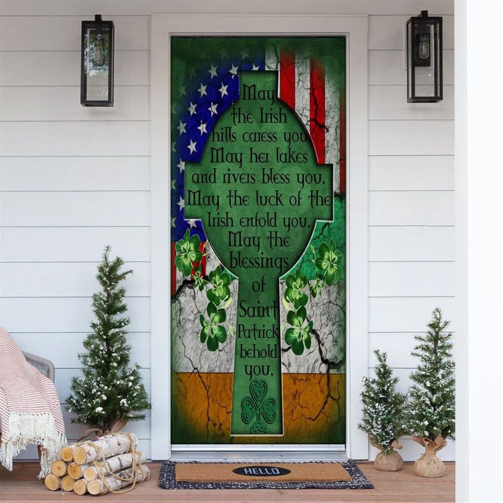 May The Blessings Of Saint Patrick Behold You Irish Door Cover, St Patrick’s Day Door Cover, St Patrick’s Day Door Decor May The Blessings Of Saint Patrick Behold You Irish Door Cover, St Patrick’s Day Door Cover, St Patrick’s Day Door Decor