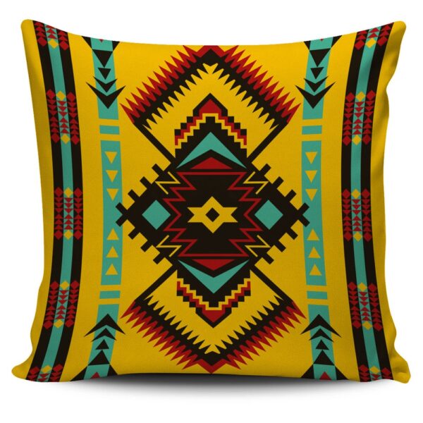 Native American Pillow Case, Abstract Geometric Ornament Pillow Covers, Native American Pillow Covers