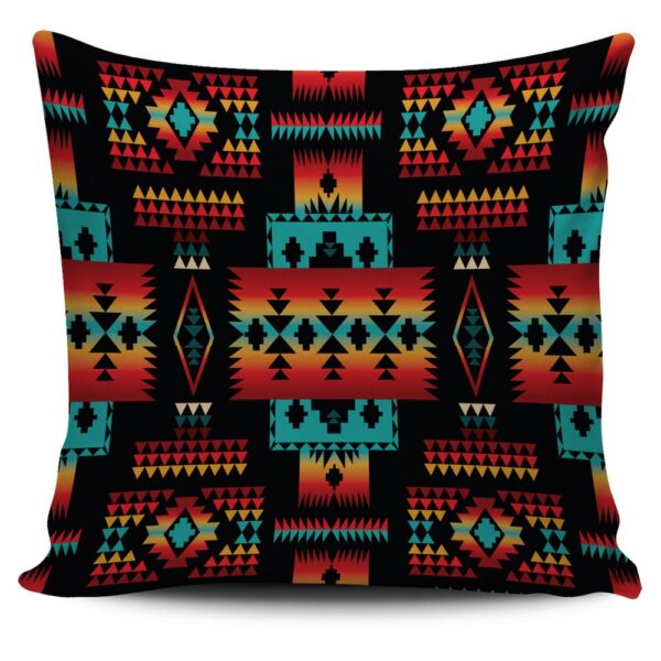 Native American Pillow Case, Black Native Tribes Pattern Native American Pillow Cover, Native American Pillow Covers