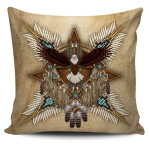 Native American Pillow Case, Eagle Dreamcatcher Native…