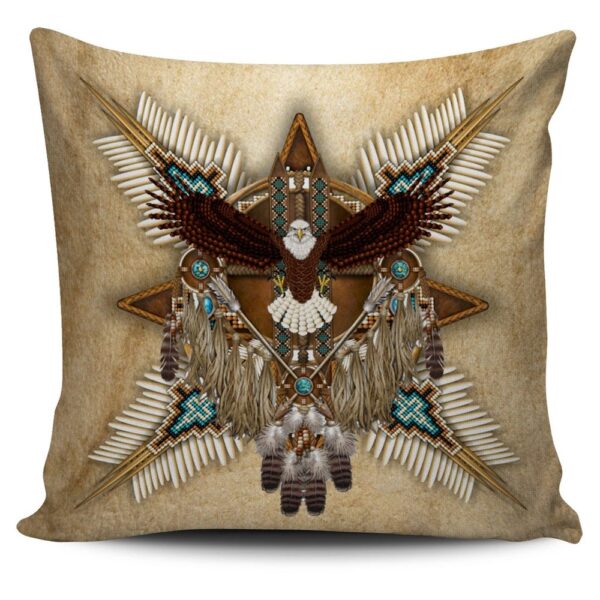 Native American Pillow Case, Eagle Dreamcatcher Native American Pillow Covers, Native American Pillow Covers