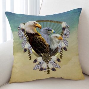 Native American Pillow Case, Eagles3D Printed Pillow…
