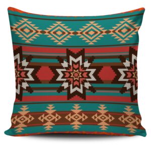 Native American Pillow Case, Ethnic Ornament Seamless…