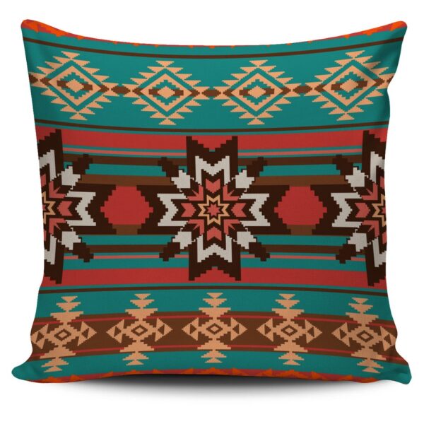 Native American Pillow Case, Ethnic Ornament Seamless Pillow Covers, Native American Pillow Covers