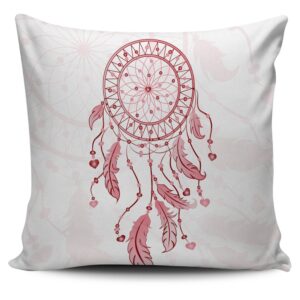 Native American Pillow Case, Pink Dream Catcher…