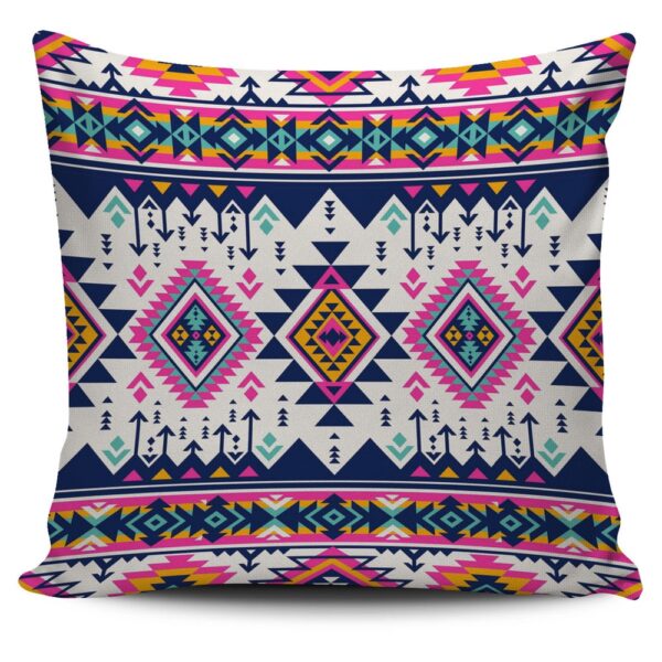 Native American Pillow Case, Pink Pattern Native American Pillow Covers, Native American Pillow Covers