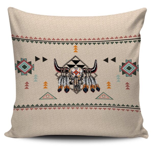 Native American Pillow Case, Pride Bison Native American Pillow Covers, Native American Pillow Covers