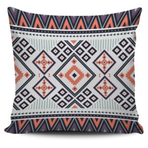 Native American Pillow Case, Purple Tribals Design…