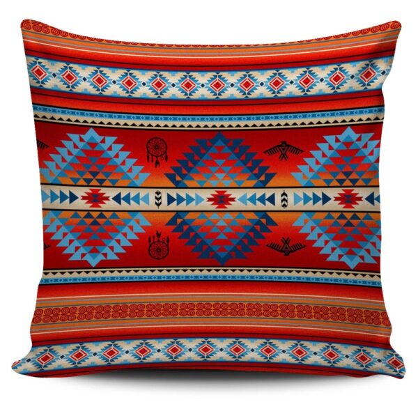 Native American Pillow Case, Red Thunderbirds Dreamcatcher Native American Pillow Covers, Native American Pillow Covers