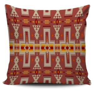 Native American Pillow Case, Tan Tribe Design…