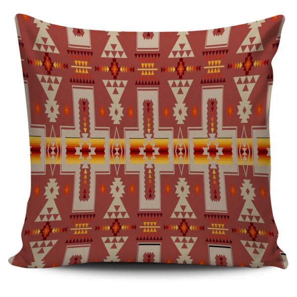 Native American Pillow Case, Tan Tribe Design Native American Pillow Cover, Native American Pillow Covers