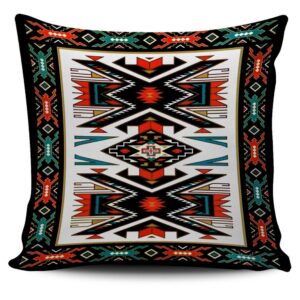 Native American Pillow Case, Tribal Colorful Pattern…