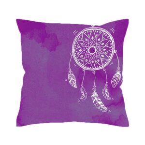 Native American Pillow Case Watercolor Dream Catcher Pillow Case Pink and Blue Pillow Covers Native American Pillow Covers 4 xmyyoo.jpg