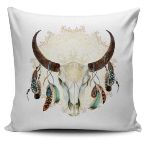 Native American Pillow Case, White Bison Tribe…