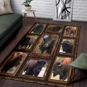 Native American Rug Native Rugs Bison Buffaloes Native American Area Rug 4 zalwzw.jpg