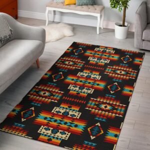 Native American Rug, Native Rugs, Black Pattern…