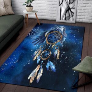 Native American Rug Native Rugs Blue Dreamcatcher Native American Design Area Rug 4 b8pxst.jpg