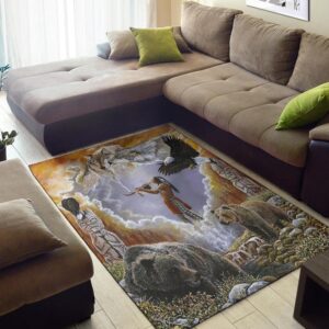 Native American Rug Native Rugs Calling The Totem Native American Pride Area Rug 3 hsaj8c.jpg