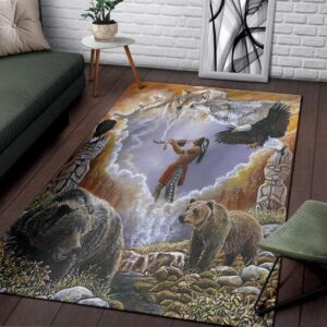 Native American Rug Native Rugs Calling The Totem Native American Pride Area Rug 4 kolnfd.jpg