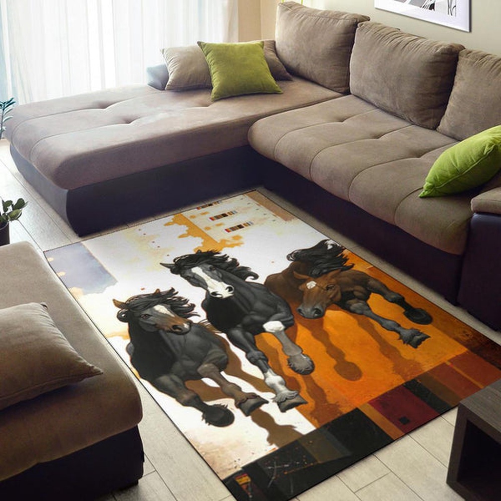 Native American Rug, Native Rugs, Horses Warrior Native American Pride Area Rug Native American Rug, Native Rugs, Horses Warrior Native American Pride Area Rug