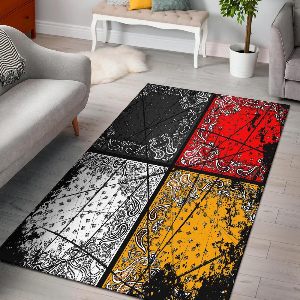 Native American Rug, Native Rugs, Medicine Wheels Flag Native American Area Rug