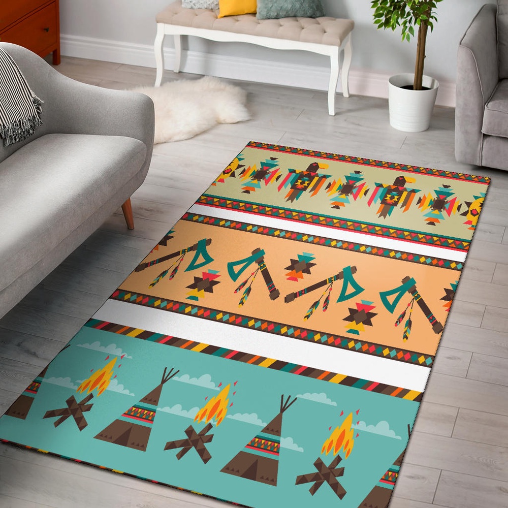 Native American Rug, Native Rugs, Seamless Tribal Ethnic Vintage Area Rug Native American Rug, Native Rugs, Seamless Tribal Ethnic Vintage Area Rug