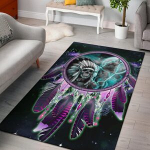 Native American Rug Native Rugs Skull Chief Dream Catcher Area Rug 2 fvxqzd.jpg
