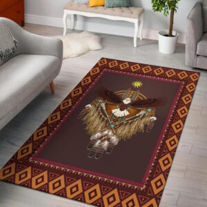 Native American Rug Native Rugs Sun Owl Dreamcatcher Native American Design Area Rug 2 war0ad.jpg
