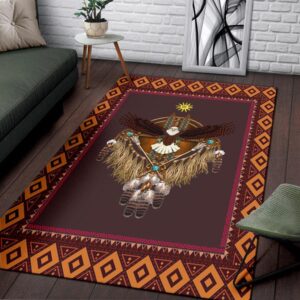 Native American Rug Native Rugs Sun Owl Dreamcatcher Native American Design Area Rug 4 ps4t7o.jpg