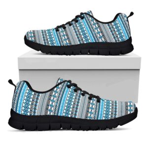 Native American Shoes American Aztec Blue Native Print Pattern Black Sneaker 3 k59dte.jpg