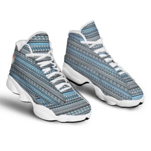Native American Shoes American Aztec Blue Native Print Pattern White Basketball Shoes Native American Basketball Shoes 2 hdwzhf.jpg