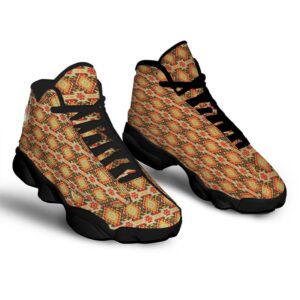 Native American Shoes American Geometric Native Print Pattern Black Basketball Shoes Native American Basketball Shoes 2 y55i2u.jpg