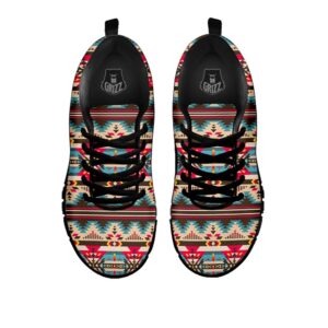Native American Shoes American Native Tribal Print Pattern Black Sneaker 2 rfunna.jpg