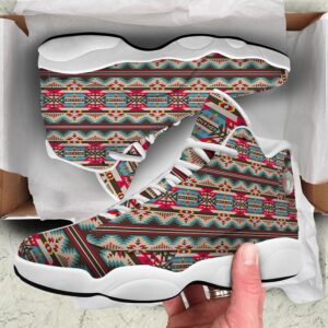 Native American Shoes American Native Tribal Print Pattern White Basketball Shoes Native American Basketball Shoes 3 iaxpmd.jpg