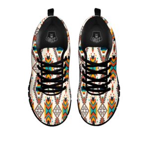 Native American Shoes American Tribal Native Print Pattern Black Sneaker 2 hv7uvh.jpg
