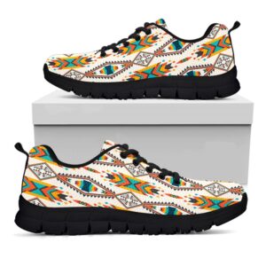 Native American Shoes American Tribal Native Print Pattern Black Sneaker 3 aawwmi.jpg