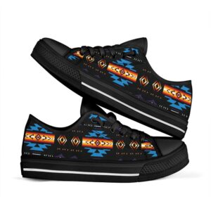 Native American Shoes, Blue Pattern Native Low…