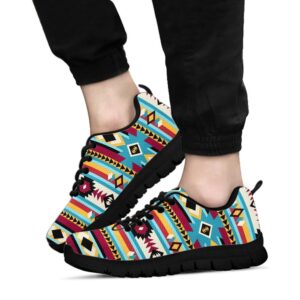 Native American Shoes Blue Red Pattern Sneaker 3 undhgh.jpg