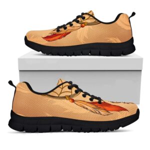 Native American Shoes Dream Catcher Native American Print Black Sneaker 3 cym4uo.jpg